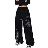 Photo Gallery pkimkm pantaloni della tuta larghi in stile streetwear gotico, neri con stampa grafica, coulisse in vita, unisex s-2xl (black-6,s) Photo Gallery pkimkm pantaloni della tuta larghi in stile streetwear gotico, neri con stampa grafica, coulisse in vita, unisex s-2xl (black-6,s)