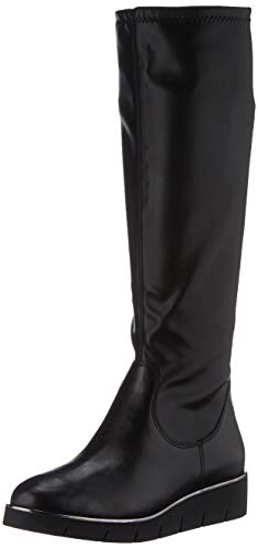 CAPRICE 9-9-25532-25 019, Botas a la Altura de Rodilla para Mujer, Black Comb, 38 EU