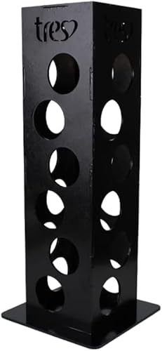 Torre Porta Capsulas Três Corações Marca Feita Em Madeira MDF 3mm Cor Preta Decoração