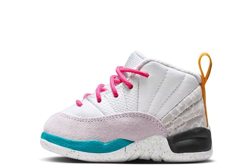 Jordan Toddler's 12 Retro White/Vapor Green-Photon Dust (850000 130) - 7