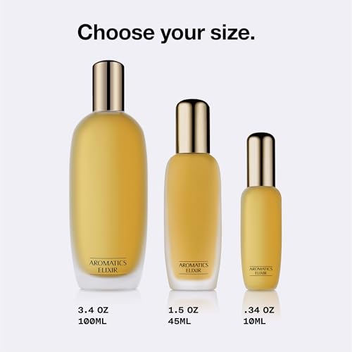 Clinique Aromatics Elixir Eau de Parfum Spray | Notes of Bulgarian Rose, Ylang Ylang, Patchouli, Jasmine + Vetiver | Perfumes for Women