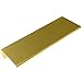 Laurey 96304 - 6 Inch Overall Edge Pull for Cabinet Doors and Drawer Fronts -Satin Brass, Gold - Pack of 10