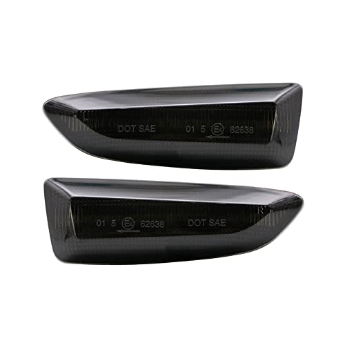 AUTO-STYLE Set de Clignotants Latéraux LED compatible avec Opel divers modèles - Fumée - incl. Feux Dynamiques