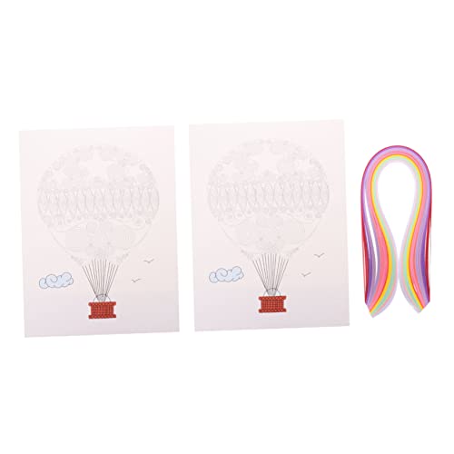 KONTONTY Paper Quilling Kit Set of Quilling Tools Craft Supplies Paper Strip Craft