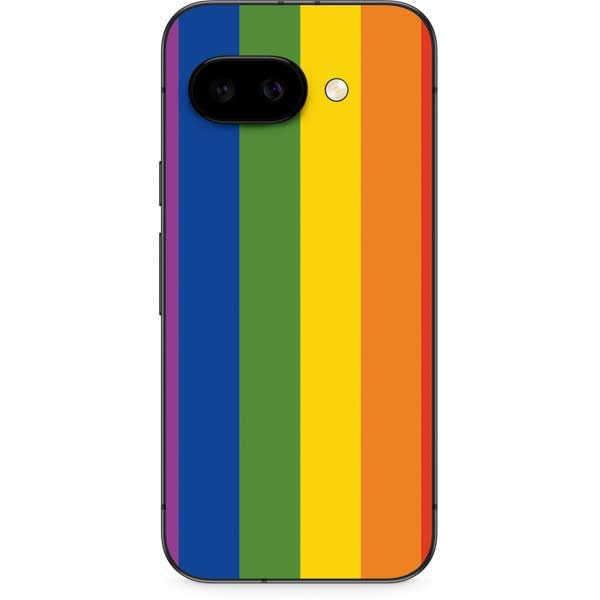 Skinit Decal Phone Skin Compatible with Google Pixel 9a - Vertical Rainbow Flag Design