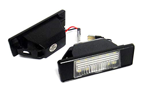 RZG 2x LED Targa Auto Bianca Canbus Per Juke F15, Navara D23, Note, X-Trail T31, Q50, Qashqai J10