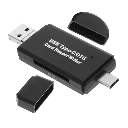 DOITOOL Lector De Tarjetas Tipo C Lector USB Convertidor para Computadora Grabador USB-C Adaptador De Concentrador USB Lector Versátil Lector De Plástico Lector De Memoria USB-C