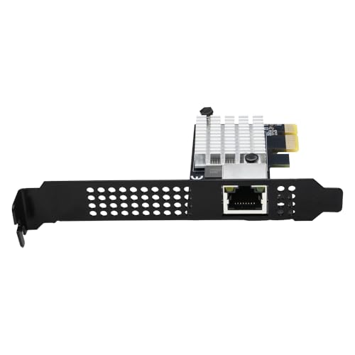 Image of IO CREST Single Port 10 Gigabit Ethernet PCI-e x1 Network Card RTL8127 Chipset