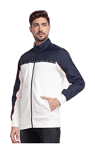 Image of Spykar Men's Cotton High Neck Sweatshirt