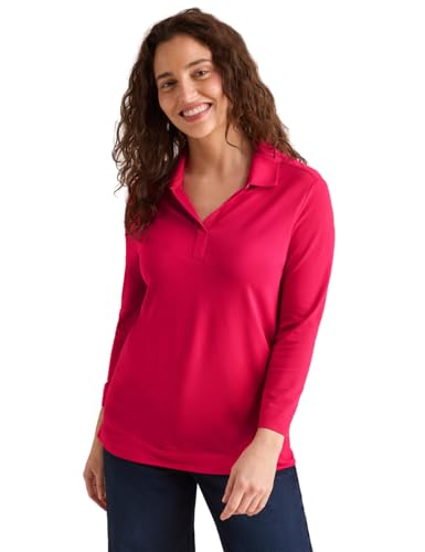 CECIL Damen B322771 Piquée Poloshirt, Granita Red, M EU