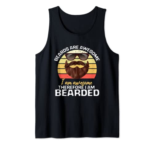 Beards Are Awesome - I Am Awesome - So I Am Bearded Débardeur Cover