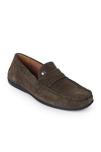 Image of Louis Philippe Men Leather Moccasin Shoe
