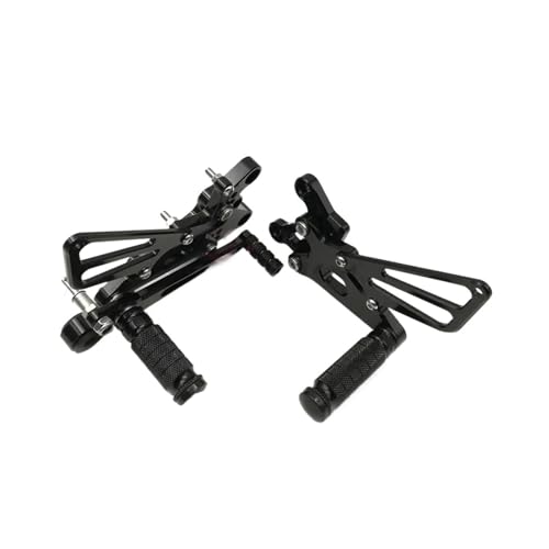 Pédales moto glissantes ? Repose-pieds réglables YZF R6 en aluminium pour éliminer les vibrations