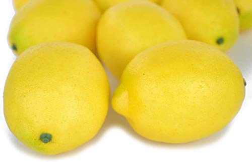 image for Fake Lemons Lemon Decor for Kitchen Faux Fake Fruit, Lemons Organic De