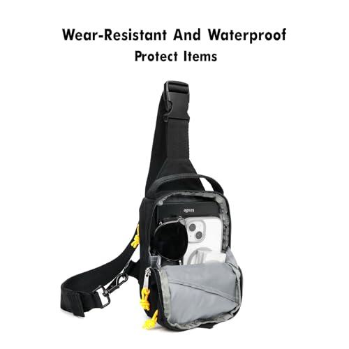 Image of FASTFAIRY Lightweight Waterproof Trendy Sling Bag: Nylon Crossbody Shoulder Purse - Traveler Commuter Women -Trip Vacation