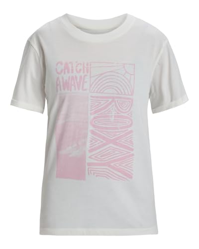 Roxy Womens Oceanregular Poster T-Shirt, Egret, M EU