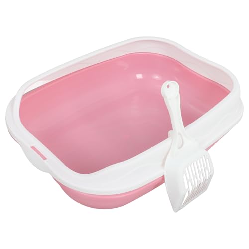 Arenero semi cerrado VILLCASE para gatos pequeños y gatitos miniatura 1