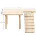 Feiena Wooden Hamster Platform for Hamster Cage Accessories Climbing Toys Dwarf Syrian Hamster Gerbil Rat Mice Degus or Other Small Pets