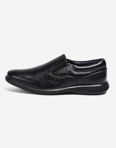 Image of Monte Carlo Mens Solid Slip on Genuine Leather Casual Shoes (201813FW)