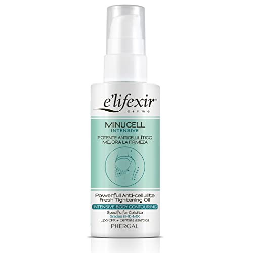 31OeFfd7lSL - Elifexir Aceite Minucell Intensive. Potente Anticelulítico. Reduce la Celulitis más Resistente en 8 semanas. Mejora la Microcirculación, Drena y Reafirma. 100% de Origen Natural. 100 ml