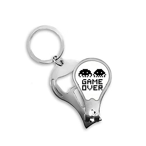 Coupe-ongles Game Over DIYthinker avec clipper pour coupe précise des ongles de pieds et mains