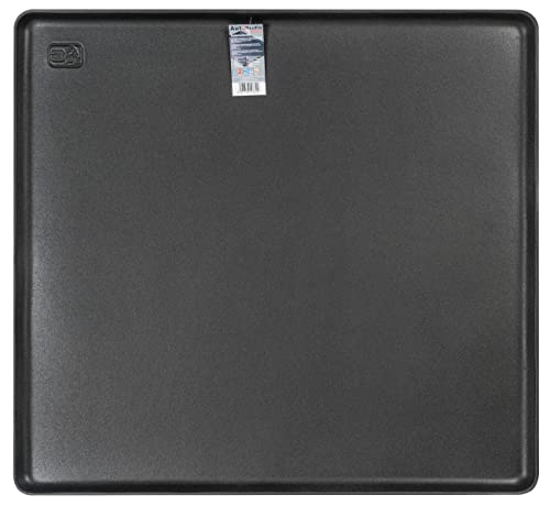 Walser Schaumstoff Kofferraummatte, Universal Kofferraumwanne, Schmutzfangmatte, Mehrzweckwanne, Allwetter Schaumstoffwanne, Schwarz, Größe: L - 85x90cm