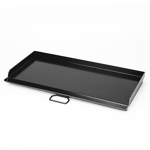Utheer 32' x 14' Ceramic Nonstick Cast Iron Griddle for Camp Chef 2 Burner Stove, Fits SG60 EX60 DB60 YK60, Oven-Safe Up to 500°F, Rust-Resistant Flat Top Camp Chef Accessory, Easy to Clean