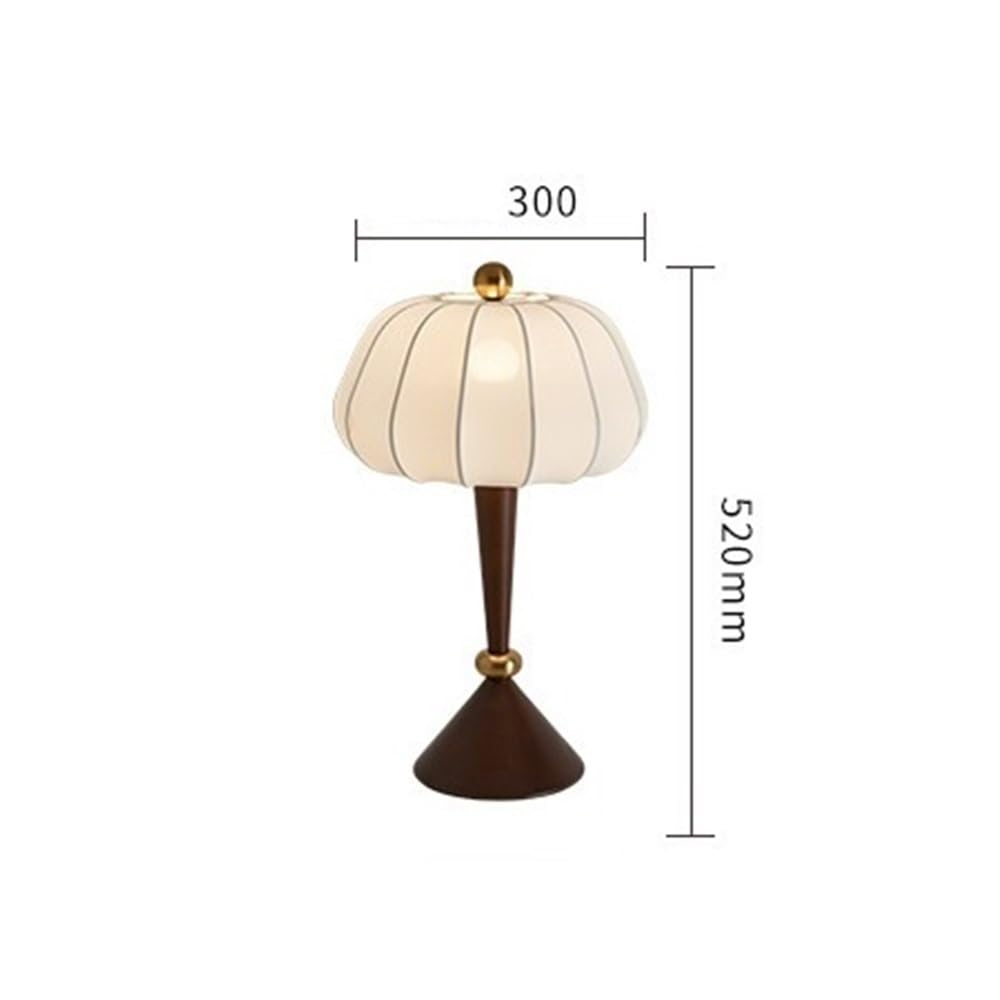 Lampada da comodino Lampada da tavolo retrò in legno for soggiorno accanto al divano Lampade per la camera da letto