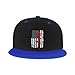 AXXOR Ironworker American Flag Baseball Cap Unisex Kids Adjustable Fashion Hip Hop Flat Bill Hat Blue