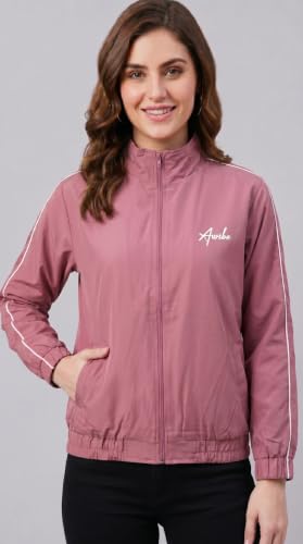 Image of Women Lightweight Jacket | Solid Casual Windcheater With 2 Pockets