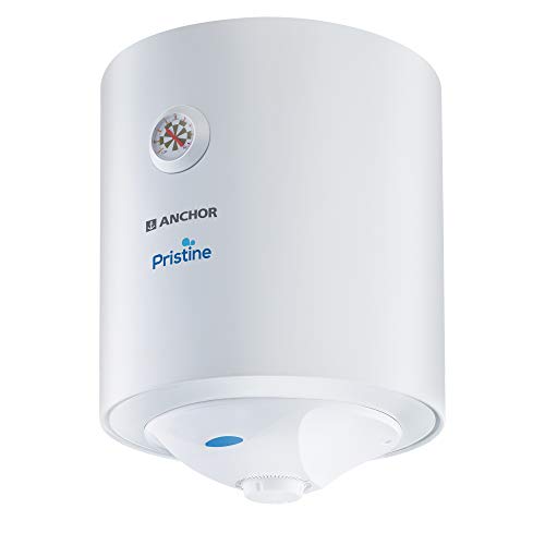 Image of Anchor by Panasonic Pristine 15L Storage Water Heater (White) with Inlet /outlet Pipe
