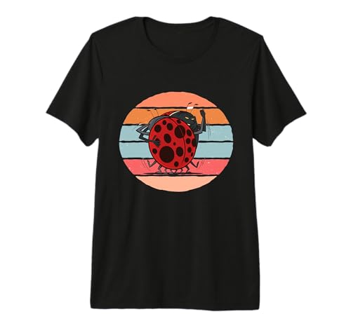 Dos Mariquitas Divertidas Bailan Juntas, Insectos. Camiseta Premium