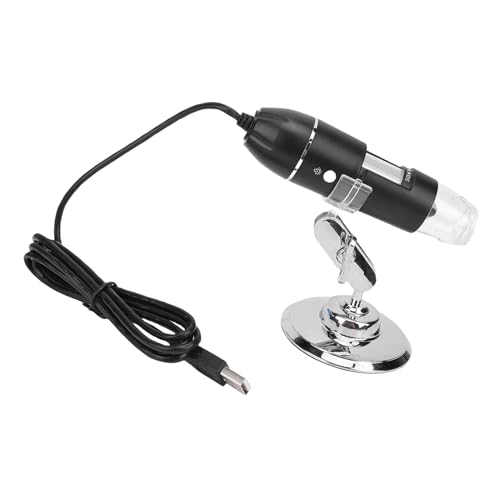 Bewinner Microscope Numérique 1600X Interface USB 3 en 1 avec Résolution HD, Lumière de Remplissage LED Réglable à 4 Niveaux et Contrôle APP pour Les Réparations et la Maintenance