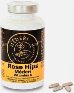 Rose Hips Complejo de Vitamina C con Zinc y Selenio (200 Comprimidos) – Formato Grande Formulado para la Máxima Protección Antioxidante e Inmunitaria