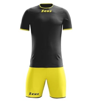 Zeus Completo Sportivo Sticker Nero-Giallo Taglia L