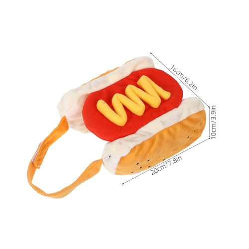 Disfraz Hot Dog y Hamburguesa para Perro Talla S miniatura 2