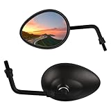Motorcycle Rear View Mirrors, 10mm Side Mirror Replacement Accessories Parts for Indian Chief Classic Chieftain Vintage 2014-2022 Roadmaster Scout Bobber 2015-2022 Matte Black