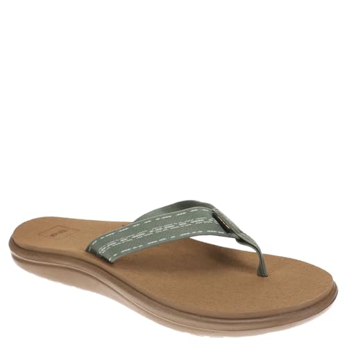 Image of Teva Women's Voya Flip-Flop, Road Race Deep Lichen, 12