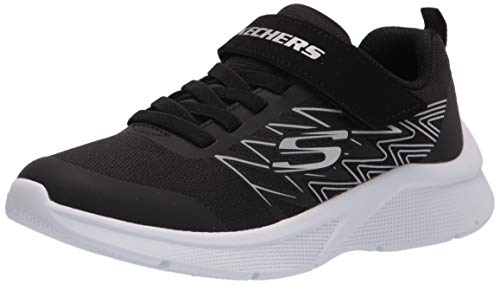 Skechers Jungen Microspec Texlor Sneaker, Schwarz, 35 EU