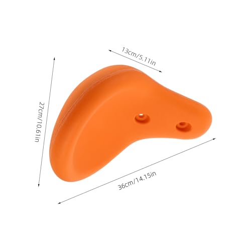 Balançoire orange en plastique pour dynamiser les jeux de vos enfants au jardin - 3