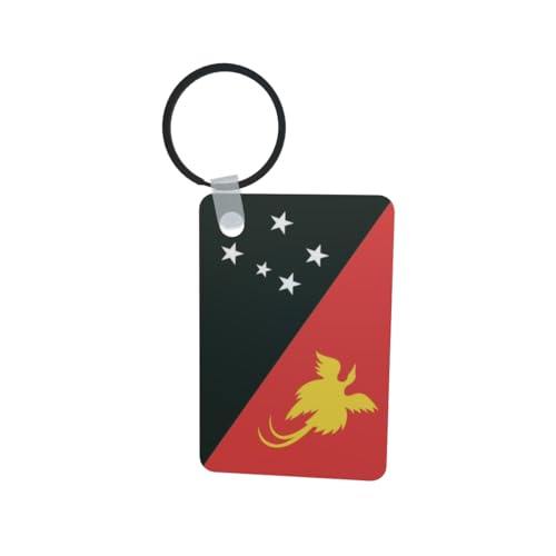 U24 Porte-clés Papouasie Nouvelle-Guinée Aluminium 50 x 47 mm
