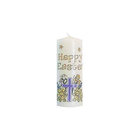 Alison Gardiner Easter Cross Pillar Candle Cover