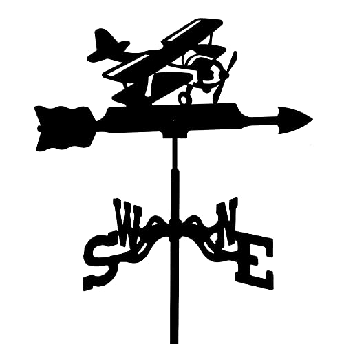 Guomipai Classic Weatherervane Style Européen Farm Scène Scène Jardin Street Météo Vane Direction du Vent Indicateur Patio Creative Patio Ferme Armée Ornement Roof Barns Décoration (Color : Fighter)