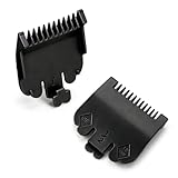 2 Pcs 0.5 & 1.0 Clipper Guards (1.5mm and 3mm)- Fit Most Full - Size Wahl Clippers - Ideal for Salon & Home Use - Essential Hair Clipper Accessories for Precise Cuts