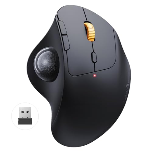 ProtoArc トラックボールマウス 静音 Bluetooth/USB接続 3台同時接続 マウス...