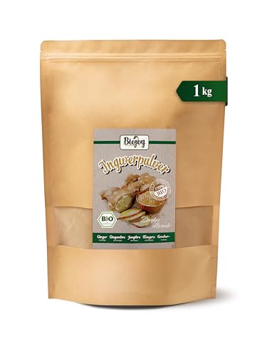 Biojoy Jengibre en Polvo Ecológico (1 kg), Raíz de Jengibre deshidratado (Zingiber officinale)