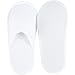 White Fleece House Slippers for Kids (24 Pack)