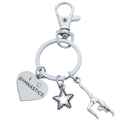 Infinity Collection Gymnastics Gift- Gymnastics Backpack Keychain, Love Gymnastics Jewelry - Gift For Gymnast, Gymnastics Accessories for Girls