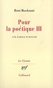 Paperback Pour la poétique (3) [French] Book