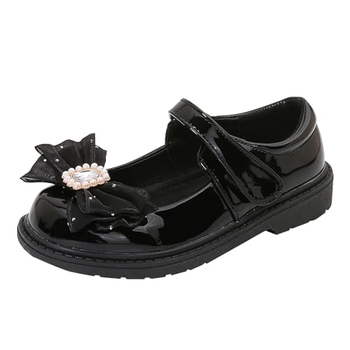 Girls Formal Dress Shoes Casual Platform Soft Sole Slip On Leather Mary Jane Wedding Party Shoes